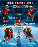 Cranston Co-Op Thunderbirds Girls Hockey Alll Star showcase annoucment photoshop file team logo hall of fame logo updated V3 Finalbu