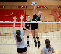 CUA Volleyball vs Shenandoah 9/9/16