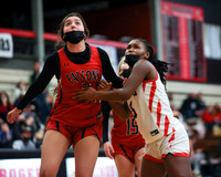 Rogers Girls Basketball vs Cranston West Playoffs 322022